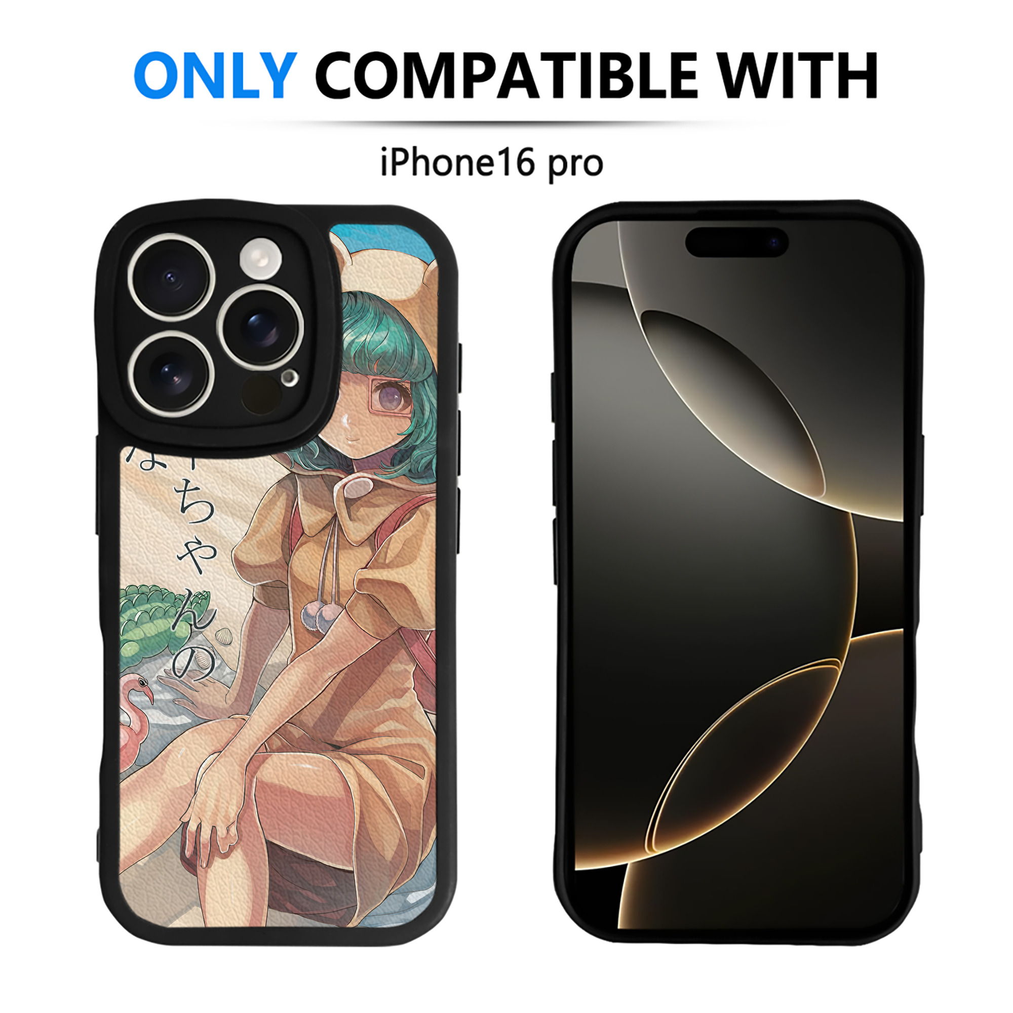 （画像用） ワンピース ONE PIECE 【iPhone 16シリーズ対応】シリコンスマホケース（レザー調） 材質：シリコン